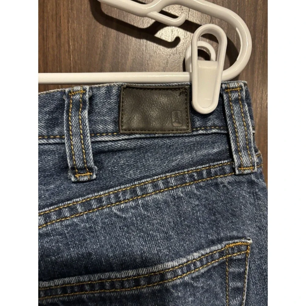 Lands' End Blue Jeans Men's Waist 35 Straight Fit